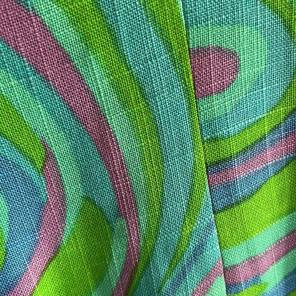 Vintage Handmade 60s Mod Mini Dress - Picture 7 of 13